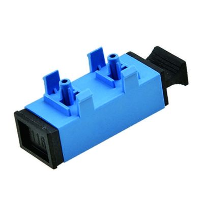 SC Plastic Fiber Optic Adapter with ≤ 0.2dB Insertion Loss for 1310-1550nm Wavelength and -40 to +85℃ Operating Temperature