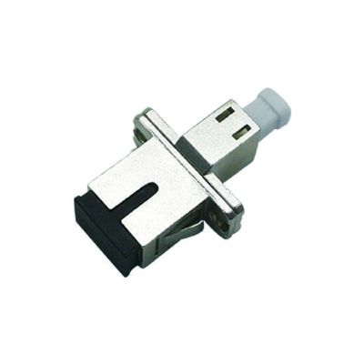 SC-LC SX Hybrid Fiber Optic Adapter with ≤ 0.2dB Insertion Loss and Ceramic or Metal Sleeve for Wide Temperature Range