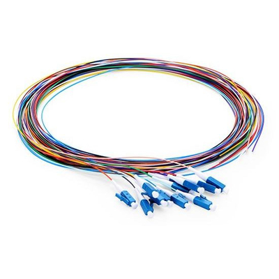 LC UPC 12 Fibers G.652.D Single Mode Unjacketed Color-Coded FOPT 11F12111U-2（7242202）SM(OS2)G.652.D/G.657.A1/G.657.A2