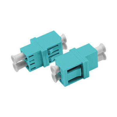 LC OM3 DX High-Low Fiber Optic Adapter with ≤ 0.2dB Alternating Loss, Ceramic or Metal Sleeve, and Wide Operating Temperature