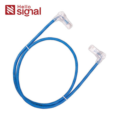 CAT6 Patch Cable with 360 Degree Stereo Rotation Stranded Bare Copper Conductor and Gold-Plated Contacts