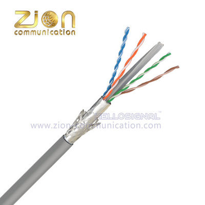 CPR Certified SF/UTP CAT6 Ethernet Cable with 0.57mm Copper Conductor and PVC Jacket