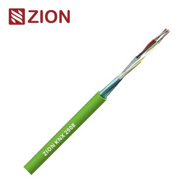 KNX 2PR 0,8 mm Bare Copper Cable PE Isolatie Folie Beschermd LSZH Schild