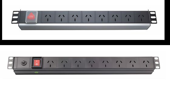 ZION Standaard Rack PDU met 1U Formaat Aluminium Behuizing en 60kg Draagvermogen voor Datacenters
